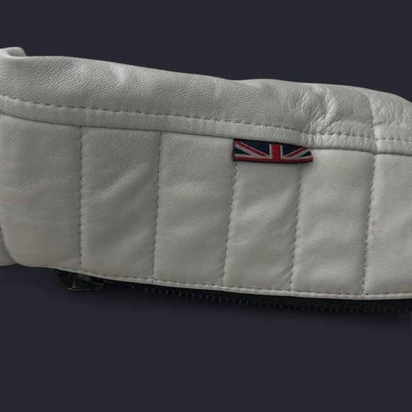 Limited Edition Boda Skins Gray Leather biker Jacket - Picture 9 of 10